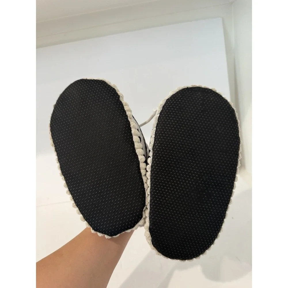 Banned Goods Mens Women's Kids Oversized Zebra Sneaker Slippers BNND-247 White